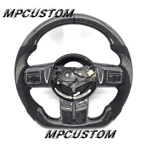 100% Real Carbon Steering Wheel fit For Jeep Wrangler Patriot Compass 2011-2017 - Bild 1 von 10