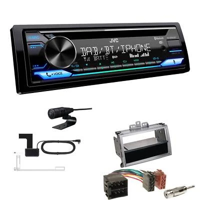 JVC KD-DB922BT Autoradio DAB+ Bluetooth für Hyundai i20 2009-2012 silber - Bild 1 von 4