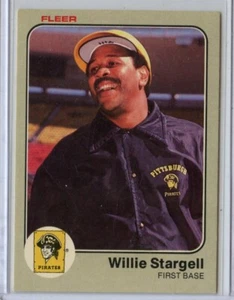 1983 Fleer Willie Stargell Pittsburgh Pirates #324 ⭐️💥🎯 VG+ - Picture 1 of 2
