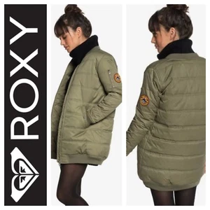 BNWT ROXY WOMEN’S FADE OUT WATER REPELLANT LONGLINE JACKET SIZE LARGE RRP $199 - Picture 1 of 5