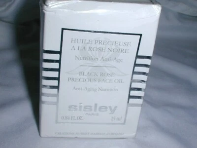 Sisley Black Rose Precious Face Oil Anti-Aging Nutrition 0.84oz./25ml New In Box - Image 1 of 4