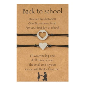 Eltern-Kind-Kartenarmband Armbänder Geschenk Mutter Tochter Passende - Bild 1 von 10