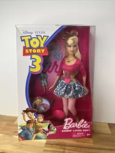 Barbie Loves Ken Toy Story 3 Doll Disney Pixar #T2965 With Key Chain NIB 2009 - Picture 1 of 19