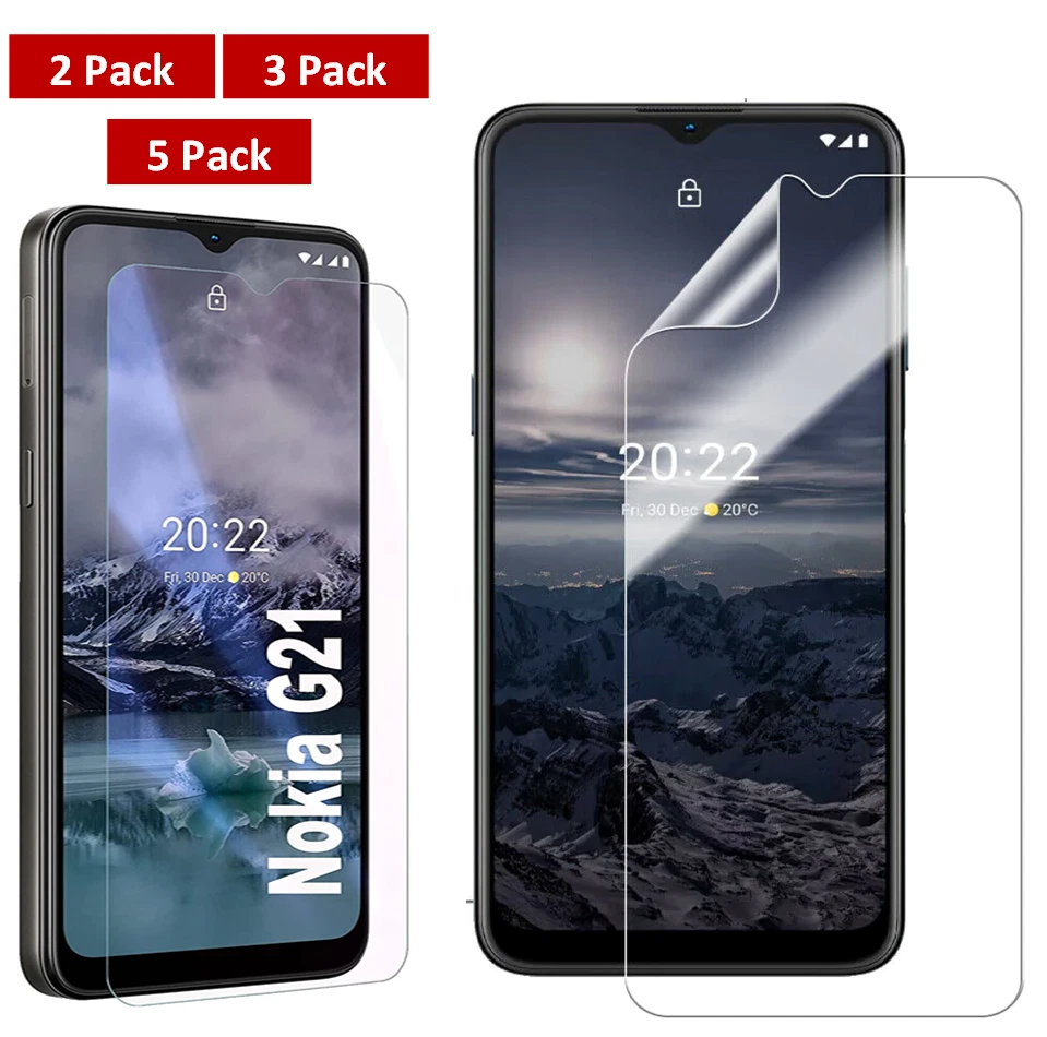 Ultra HD Clear Screen Protector Guard For Nokia G10 / G11 Nokia G20 / Nokia G21 - Image 1 of 4