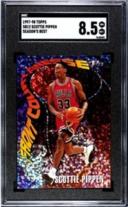 1997-98 Topps Chrom - Season's Best Front Court Finesse #12 Scottie Pippen - Bild 1 von 2