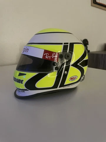 Jenson button 2009 1/2 mini helmet Brawn-Mercedes Cover