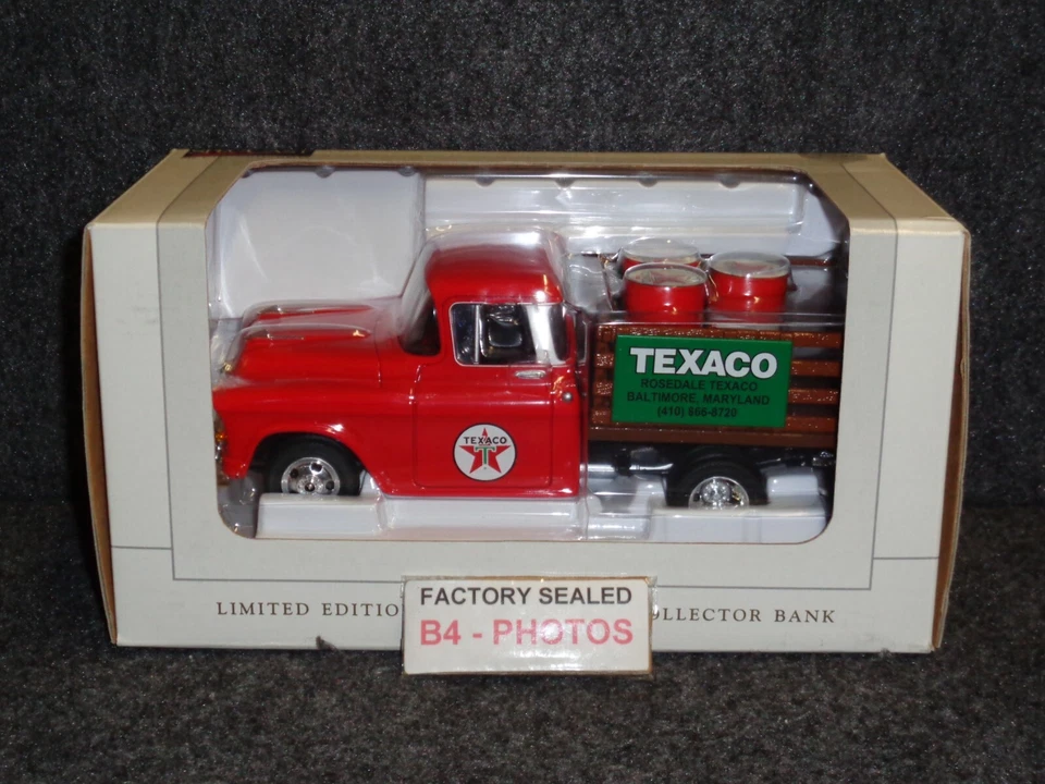 Fairfield Mint 1957 CHEVY STAKE BED TRUCK ROSEDALE TEXACO DEALER SPECCAST 1:24 - Image 1 of 4