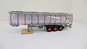 Herpa 1:87 - 3-achs Tankauflieger transparent mit Kunststoffgranulat - AL24 - Bild 1 von 6