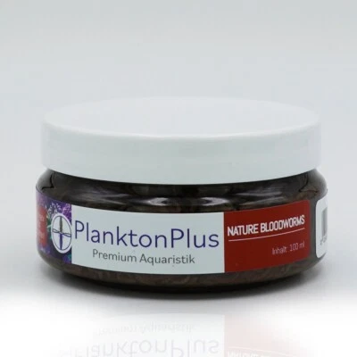 PLANKTONPLUS AQUARISTIK PlanktonPlus Nature Bloodworms Mückenlarven Meerwasser Süßwasser 100ml