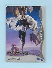2020 Marvel Masterpieces #M-68 Graviton Metallurgy Card 04/25