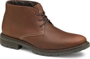Johnston & Murphy Men's Kipton Chukka Dark Tan Full Grain Dress Boot Size 9 - Picture 1 of 8