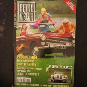 RETROVISEUR 118 DOSSIER PEUGEOT 404 JAGUAR XK120 PACKARD TWELVE MERCEDES 600 - Picture 1 of 3