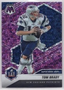 Tom Brady 2021 Mosaic No Huddle Football Superbowl MVP Purple Disco #09/50 - Picture 1 of 2