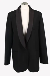 Sandro Damen Blazer Gr. 36 (FR 38) Schwarz Businessjacke Damenblazer - Bild 1 von 5
