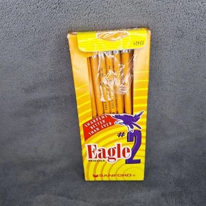 1999 Eagle No 2 Bleistifte Packung Sanford USA ungespitzt Vintage geöffnet 18 von 20 - Bild 1 von 2