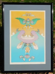 PETER MAX FACING WAVES Pencil Signed and numbered lithograph - Picture 1 of 2