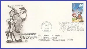 USA4 #3391a ADDR PCS ARTCRAFT FDC Wile E. Coyote - Picture 1 of 1
