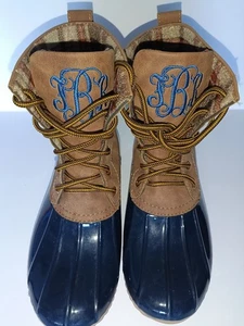 Coral Palms Damen Entenstiefel Größe 6 Wildleder oben Gummi unten - Bild 1 von 5