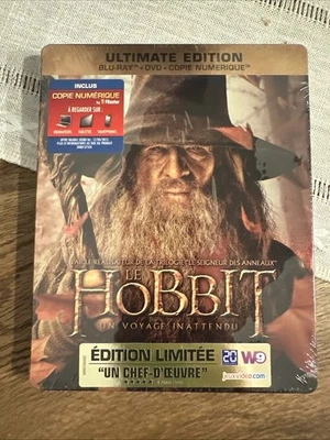The Hobbit: An Unexpected Journey Gandalf SteelBook Blu-Ray + DVD 2013 Zone B - Image 1 of 2