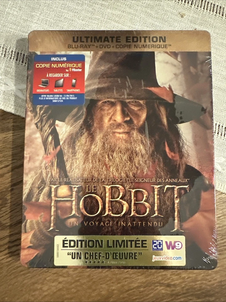 The Hobbit: An Unexpected Journey Gandalf SteelBook Blu-Ray + DVD 2013 Zone B - Image 1 of 2