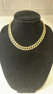 18” 10mm Miami Cuban Gold Necklace Chain - Picture 1 of 8