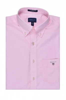 Camisa con botones de tela ancha manga corta rosa sombra GANT para hombre talla M nueva con etiquetas Foto 1 de 3
