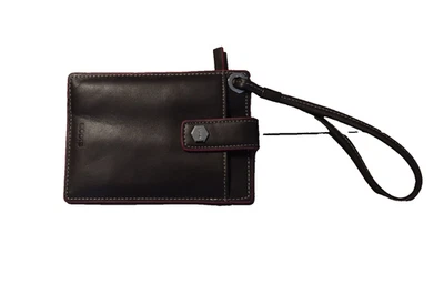 Cartera de muñeca Lodis acolchada marrón imitación cuero soporte de identificación (31) Foto 1 de 4