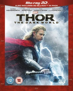Thor: The Dark World (Blu-ray) Kat Dennings Zachary Levi Stellan Skarsgård - Picture 1 of 2