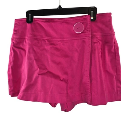 Pantalones Cortos Cache Rosa Caliente Imitación Envolvente Delanteros Skort Talla 6  Foto 1 de 4