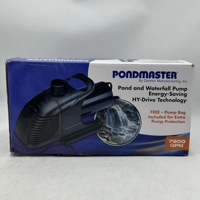 Bomba de estanque y cascada Danner 20235 Pondmaster 7600 GPH HY-Drive Foto 1 de 4