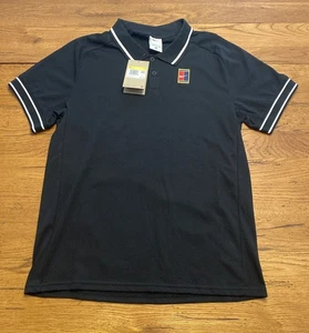 Nike Court Heritage Tennis Poloshirt schwarz FQ2101-010 Herren Größe Small neu mit Etikett " - Bild 1 von 3
