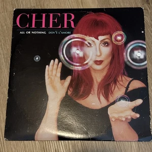 Cher All Or Nothing 2 X 12" SINGLE - Imagen 1 de 2