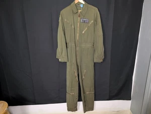US Navy L-1 Flight Suit TACAMO C-130 Vintage Aircrew Pilot Vietnam War Era - Picture 1 of 23