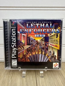 Lethal Enforcers I & II (Sony PlayStation 1 PS1, 1997) PROBADO EN CIB Muy bueno! - Imagen 1 de 9