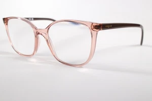 Vogue Eyeglasses VO 5356 2864 Womens Transparent Brown Full Rim Plastic Frames - Picture 1 of 4