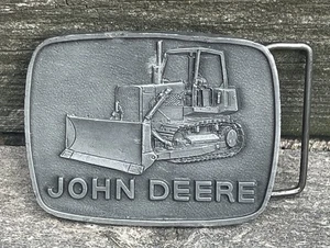 Hebilla de cinturón John Deere Bulldozer 1978 vintage, Deere & Company - Imagen 1 de 3