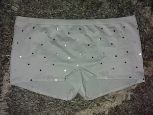 Neu Vs Pink Seamless Hardware Logo Boyshort Gr. Xxl Metallic Stars - Bild 1 von 2