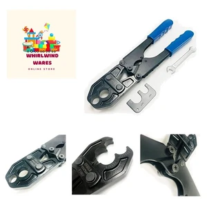 Strumento di crimpatura combinato per tubi Pex da 1/2 pollice e 3/4 pollici per anello in rame con Go-No-G... - Foto 1 di 5