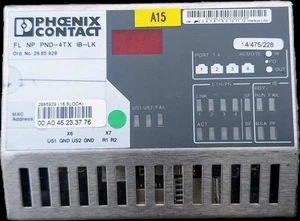 Phoenix Contact FL NP PND-4TX IB-LK PROFINET-RT/INTERBUS Proxy 4x10/100 - Foto 1 di 3