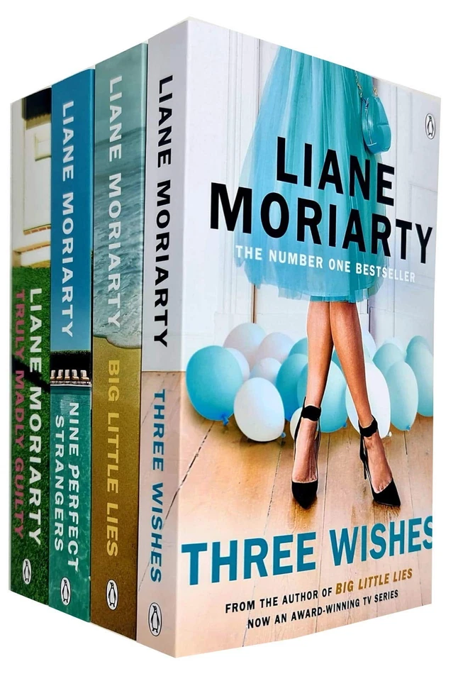 Liane Moriarty 4 Books Collection Set (Three Wishes, Big Little Lies, Nine P... - Image 1 of 1