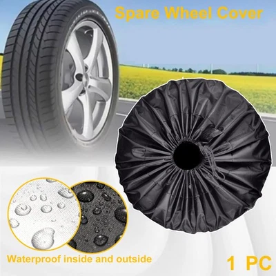 Spare Tire Tyre Wheel Cover For Jeep Trailer RV Camper Universal 15" 16" Inch Foto 1 de 4