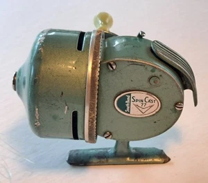 Vintage South Bend No. Carrete fundido giratorio 77 hecho en EE. UU. - Imagen 1 de 12