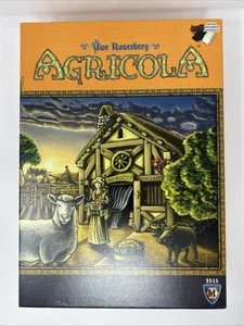 Agricola Board Game - Uwe Rosenberg - 2016 Mayfair Games - Unpunched Cards - Picture 1 of 16