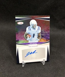 2025 Sage Jalen Royals AUTO/ AUTOGRAPH BLUE COLOR MATCH SSP RC No. A-JR2 CHIEFS! - Picture 1 of 19