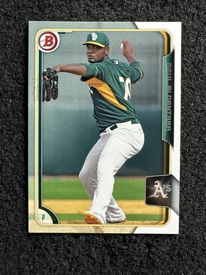 RAUL ALCANTARA #BP146 2015 Bowman Baseball QTY Oakland Athletics - Image 1 of 3