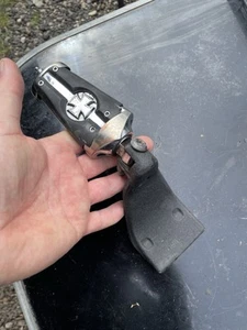 Harley Davidson Riders L/H Foot Rest Foot Peg Mounting And Custom Peg Used Good - Picture 1 of 9