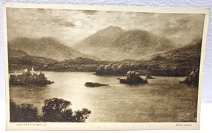 Loch Awe And Ben Lui Postcard Elmer Keene Charles Worcester Divided Back Sepia - Picture 1 of 2