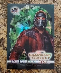 2022 UD Marvel Allure Infinity Stones Time Stone Star-Lord Chris Pratt IS-2 #299 - Picture 1 of 2