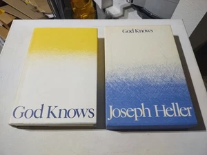1984 GOD KNOWS SIGNED LIMITED EDITION HC BOOK BY JOSEPH HELLER #'D/350 SLIPCASE - Picture 1 of 15
