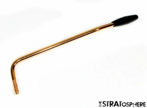 NEW Tremolo Arm Whammy Bar for Fender American Strat Gold Black Tip BP-2317-002 - Picture 1 of 1